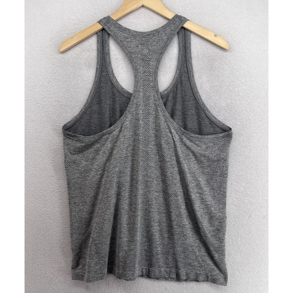 LULULEMON Tank Top Womens L Swiftly Tech Racerback 2.0 Race Length Running Gray - Picture 3 of 12